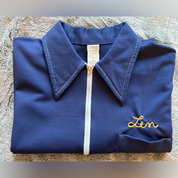 Authentic 1960’s Bowling Shirt size L - Picture 6 of 6